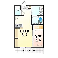 物件の間取り