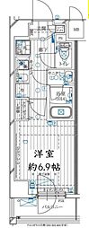 REGALIZ溝の口 1Kの間取図画像