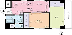 松下ビル 2DKの間取図画像