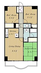 グレンツェント・ハイム相模大野 3LDKの間取図画像