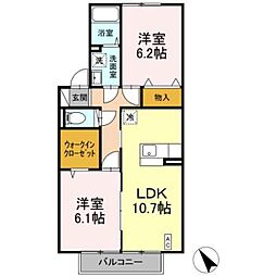 クレール秋桜 2階