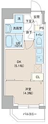 レオーネ池袋SOUTH 1DKの間取図画像