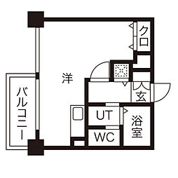 間取図画像 1K