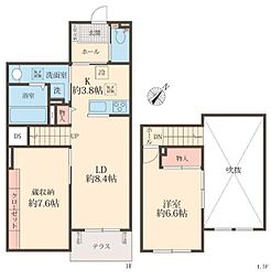 ソル・アスール 1SLDKの間取図画像