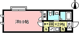 ailevert 1Kの間取図画像