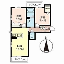 Ｓｈａ　Ｍａｉｓｏｎ　Ｒｅｐｏｓｅｒ 0203 ｜ 京都府乙訓郡大山崎町字円明寺小字下金蔵52-5（賃貸マンション2LDK・2階・57.47㎡） その2