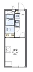 レオパレスビエント 1Kの間取図画像