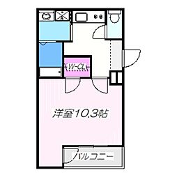 フジパレス今池2番館 1Kの間取図画像