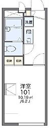 レオパレスLesBoisラボア 1Kの間取図画像