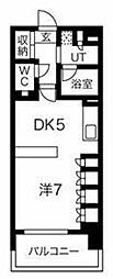 スパシエルクス西川口 1DKの間取図画像