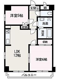 エミネンス寿豊 2LDKの間取図画像