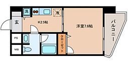 PARK STAGE・K 3階1Kの間取り