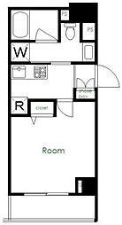 東京メトロ東西線 木場駅 徒歩3分の賃貸マンション 3階1Kの間取り