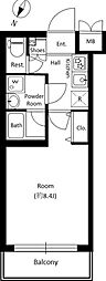 パティーナ大泉学園 1Kの間取図画像