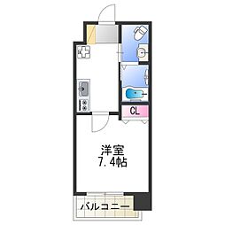 マークス昭和町 1Kの間取図画像