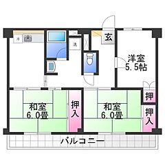 物件の間取り