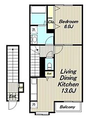 間取図画像 1LDK