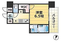 神戸高速東西線 花隈駅 徒歩6分の賃貸マンション 3階1Kの間取り