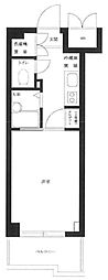ルーブル文京音羽 11階1Kの間取り
