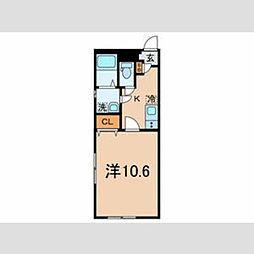 Ｒｅｓｉｄｅｎｃｅヴィヴィエ文京 3階1Kの間取り