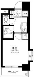 東京メトロ有楽町線 江戸川橋駅 徒歩3分の賃貸マンション 9階1Kの間取り