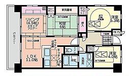 シャルマン・リーヴ 3LDKの間取図画像