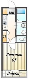 間取図画像 1K