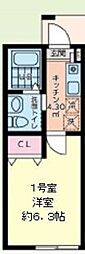 間取図画像 1K