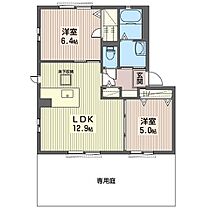 エスポアメゾン　Ａ 00102 ｜ 茨城県結城市大字結城872-4（賃貸アパート2LDK・1階・54.07㎡） その2