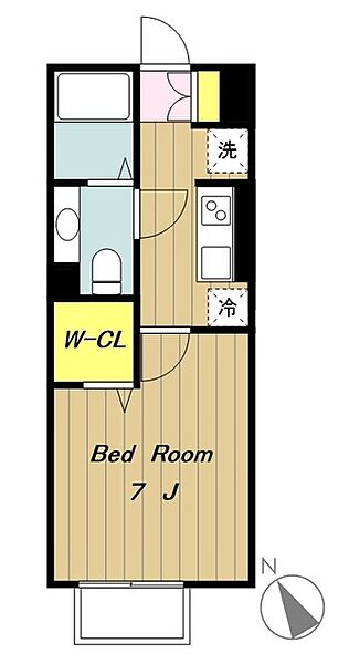 サンモール 107｜東京都町田市小山町(賃貸アパート1K・1階・26.27㎡)の写真 その2