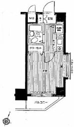 フェニックス笹塚壱番館 1Kの間取図画像