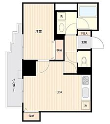 ドゥーエ練馬 1LDKの間取図画像