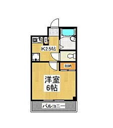 間取図画像 1K