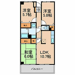 グランシャリオ 3LDKの間取図画像