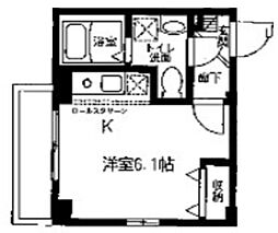 アネックス・クララ 1Kの間取図画像