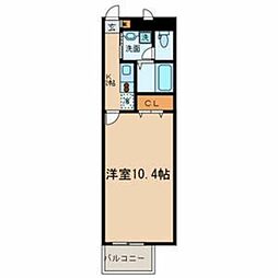 JR中央線 吉祥寺駅 バス16分 消防大学前下車 徒歩3分の賃貸マンション 1階1Kの間取り