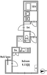 間取図画像 ワンルーム