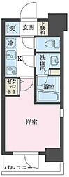 スパシエジーベック亀戸 1Kの間取図画像