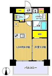 ヴァースクレイシアIDZたまプラーザ 1LDKの間取図画像