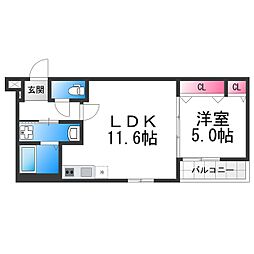 間取図画像 1LDK