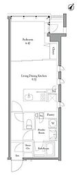 MATSU5588 1LDKの間取図画像