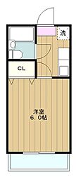 フラット87 ワンルームの間取図画像