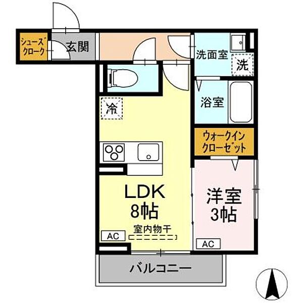 東京都八王子市子安町３丁目(賃貸アパート1LDK・2階・31.58㎡)の写真 その1