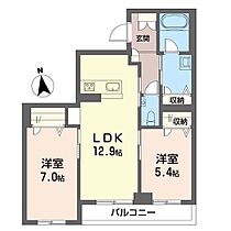 リブラーノ 00201 ｜ 神奈川県茅ヶ崎市東海岸南３丁目11387-5（賃貸マンション2LDK・2階・59.22㎡） その2