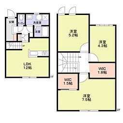 フォレストメゾンのざき 3LDKの間取図画像