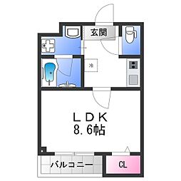 ソリティア桃谷 2階