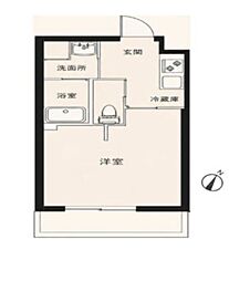 FLレジデンス品川1 1Kの間取図画像