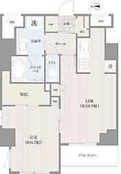 シティインデックス千代田秋葉原 1LDKの間取図画像