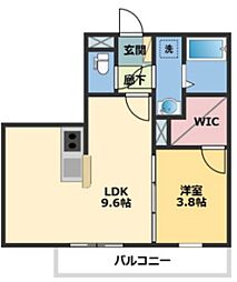 間取図画像 1LDK
