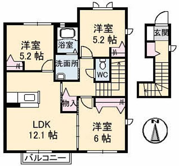 画像2:間取図